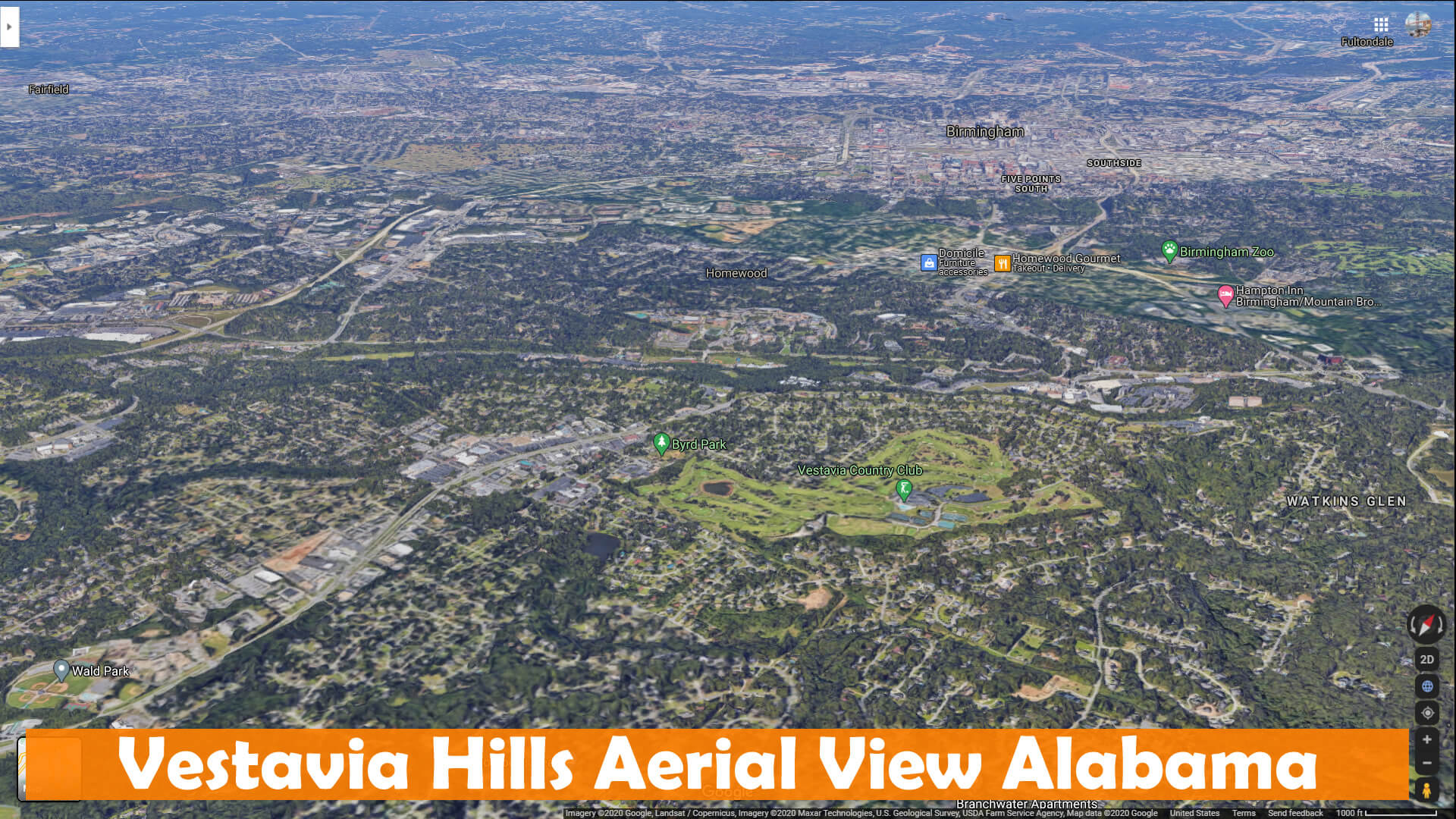 Vestavia Hills Vue Aerienne Alabama